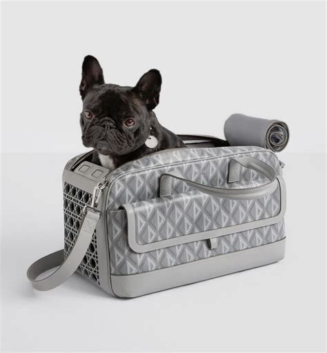 dior dog carrier.